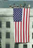 American flag unfurled at Pentagon near crash site (click for larger picture)