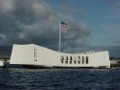 Arizona Memorial - Photo by Chief Fain, taken from Ford Island.  (Click to enlarge)